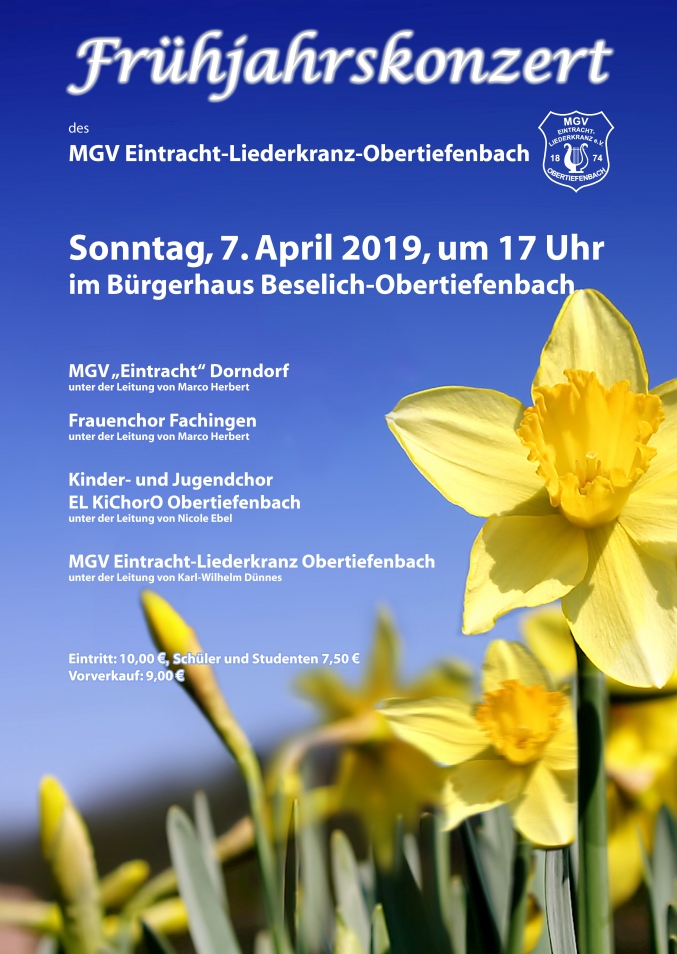 Frühjahrskonzert Obertiefenbach 07.04.2019