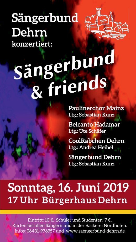 Sängerbund Friends Dehrn 16.06.2019