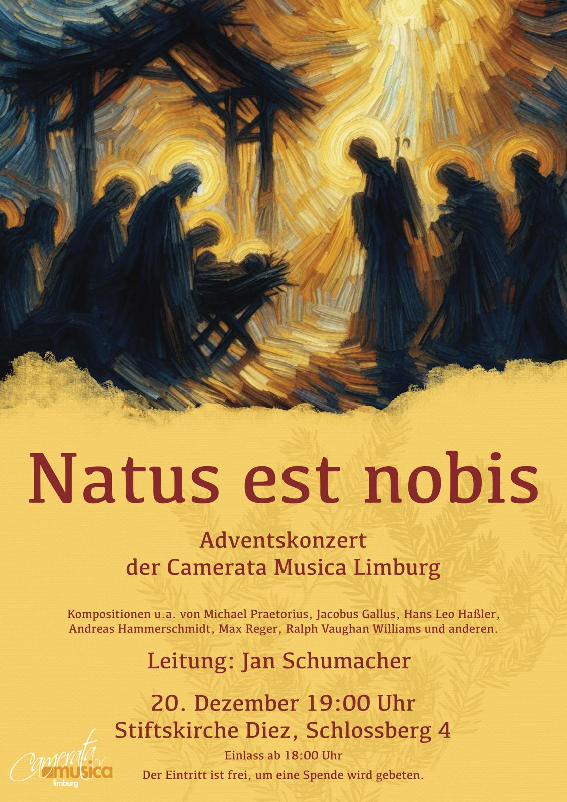Natus est nobis - Adventskonzert der Camerata Musica Limburg