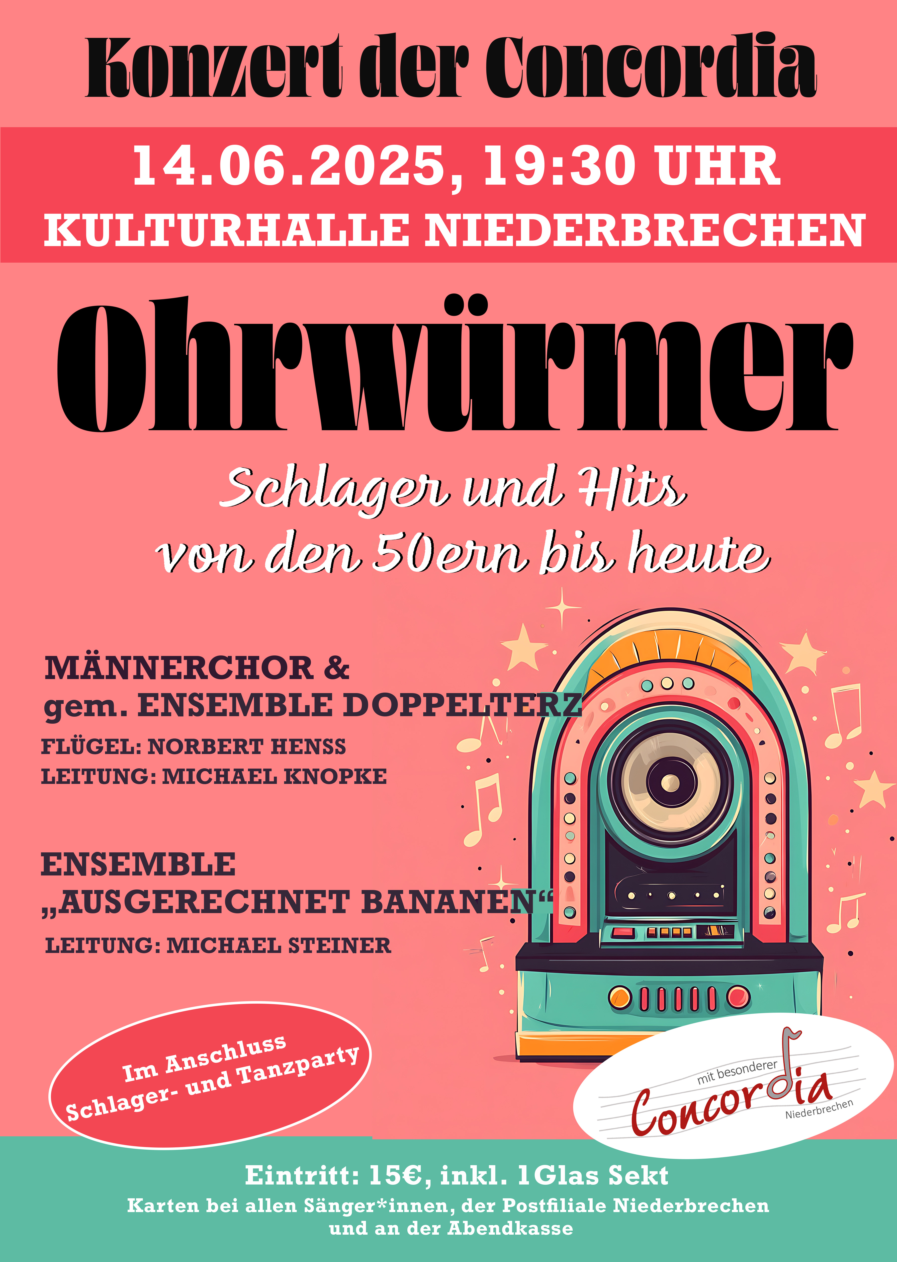Ohrwürmer, Schlager und Hits von den 50ern bis heute